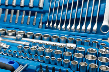 hex socket set, close up
