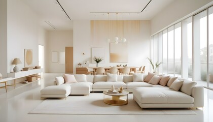 Photo interior modern design room 3d illustration