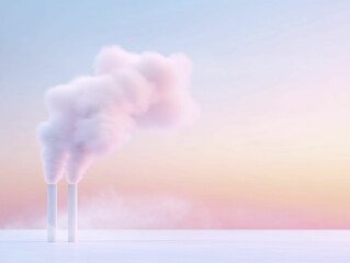 Naklejka premium Creating Low-Carbon Manufacturing Solutions to Combat Climate Change