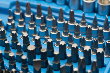 Obraz premium Socket wrench toolbox isolated on white background 