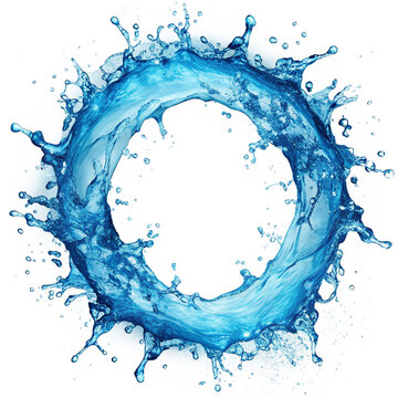 Ring-Shaped Water Splash