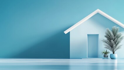 Minimalist Turquoise Tiny House with Modern Interior