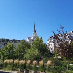 Church and sky