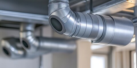 Discover a stateoftheart HVAC system featuring cuttingedge ducting, specifically designed to maximize efficiency for both heating and cooling in a variety of residential and industrial settings