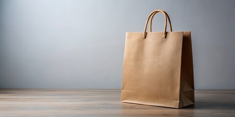 A stylish and versatile paper bag perfect for gift and purchase shopping