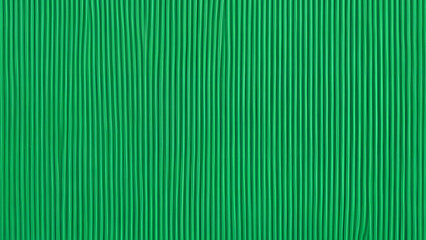 Abstract green striped background with textured lines and corrugated effect