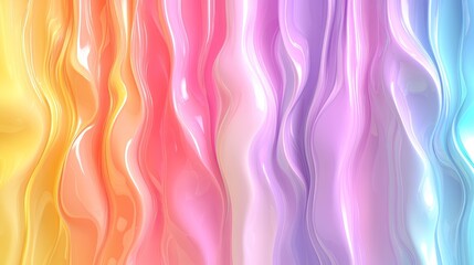 Vibrant multicolored abstract liquid background with glossy texture