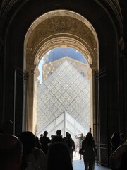 The Louvre in shadow