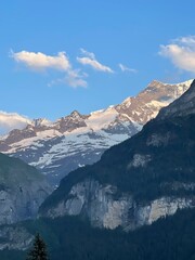 Switzerland snow mountain