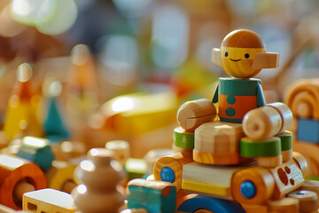 Naklejka premium toys of kids