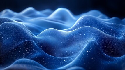 Obraz premium Stylish Blue Glitter Paper Background: Featuring Vibrant Blue Glitter Texture for Creative Projects, Ideal for Glamorous and Elegant Visual Presentations Generative AI