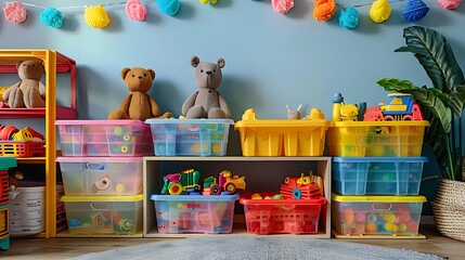 Naklejka premium toys of kids