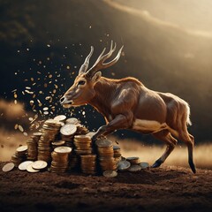 christmas, deer, winter, vector, reindeer, animal, holiday, illustration, snow, card, design, xmas, silhouette, cartoon, new year, year, horse, snowflake, celebration, decoration, nature, new, tree, s