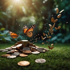 money, coin, currency, coins, finance, business, cash, bank, euro, wealth, banking, change, penny, savings, metal, gold, stack, silver, investment, financial, pile, dollar, heap, treasure, finances