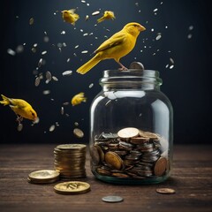 money, coin, jar, glass, currency, coins, euro, finance, bank, cash, dollar, candle, business, savings, save, christmas, bottle, wealth