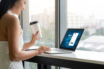 Online registration form for modish form filling on the internet website