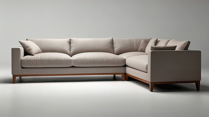 Modern Sectional Couch for Living Room isolated on a white background