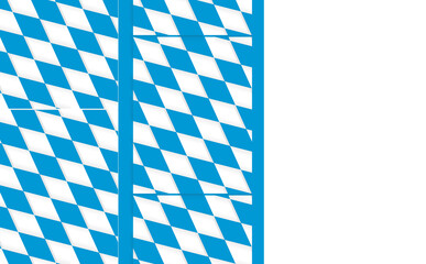 Bavaria Oktoberfest flag background creative abstract 