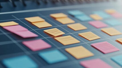 Close-up of a digital calendar with reminders and notifications, multitasking, time management tools