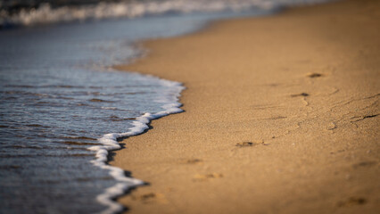 footprints on the sand