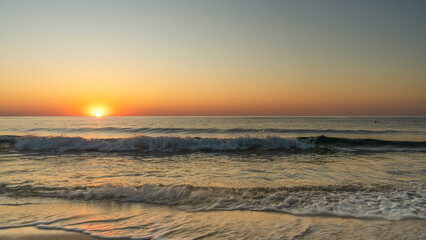 Fototapeta premium sunrise on the beach