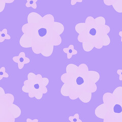 Floral abstract pattern, cute trendy flower pattern for everyday use, pattern with simple and pretty small flowers
