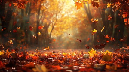 first day of fall concept 