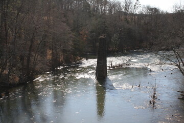 Fototapeta premium Rivers in Blount county Alabama.