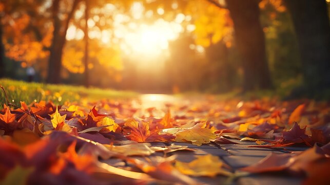 first day of fall concept 