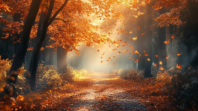 first day of fall concept 