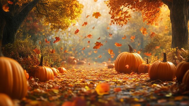 first day of fall concept 