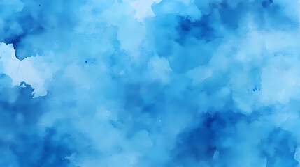 Fototapeta premium Blue azure turquoise abstract watercolor background for textures backgrounds and web banners design. Watercolor. Illustration