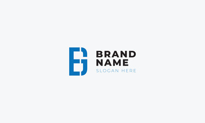 Fototapeta premium Initials EG Abstract Lettermark Logo Design