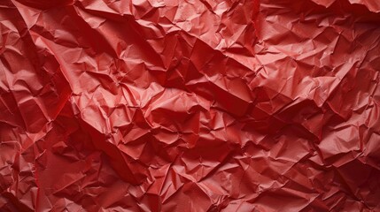 Diagonal-patterned crinkled red paper