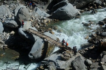 waterfall in the river