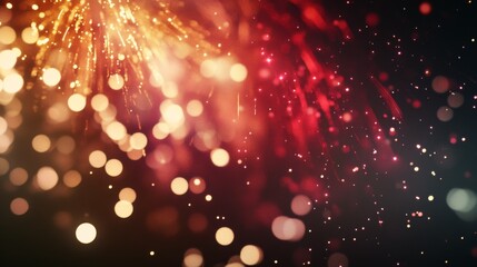 Vibrant Fireworks Background