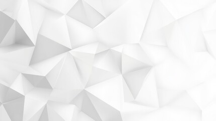 Abstract Geometric White Background