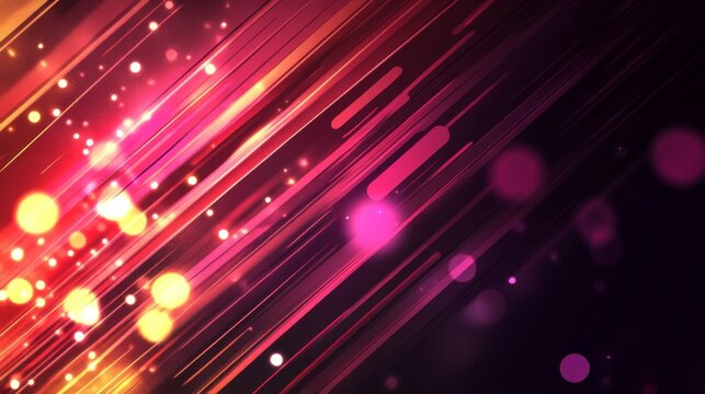 Vibrant Light Trails Background