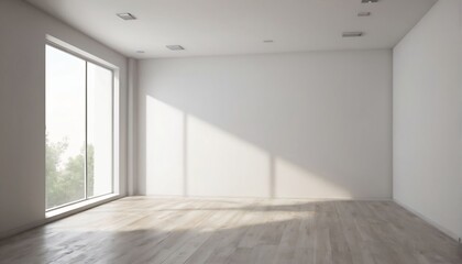 Obraz premium empty room with window