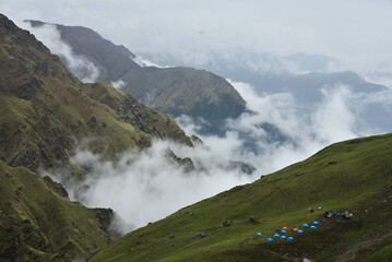 high mountain landscape