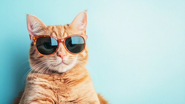 Cool Cat in Sunglasses