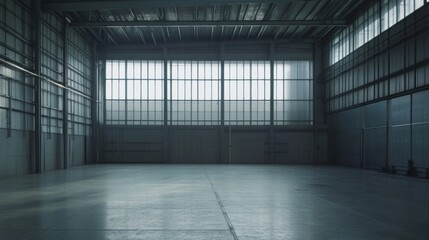 Fototapeta premium Industrial Warehouse Interior