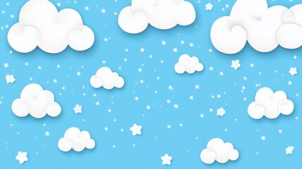 Soft Cloudy Sky Background