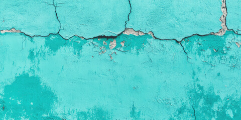 Obraz premium Abstract Stucco Texture, Weathered Wall with peeling paint, Cracked Paint Surface Grunge Background with copy space for presentation background, print, web, banner