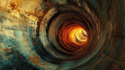 Circular Abstract Tunnel