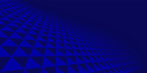 Naklejka premium Triangles Halftone Pattern Vector Abstract Geometric Technology Background. Triangular Half Tone Texture. Minimal Style Dynamic Tech Wallpaper