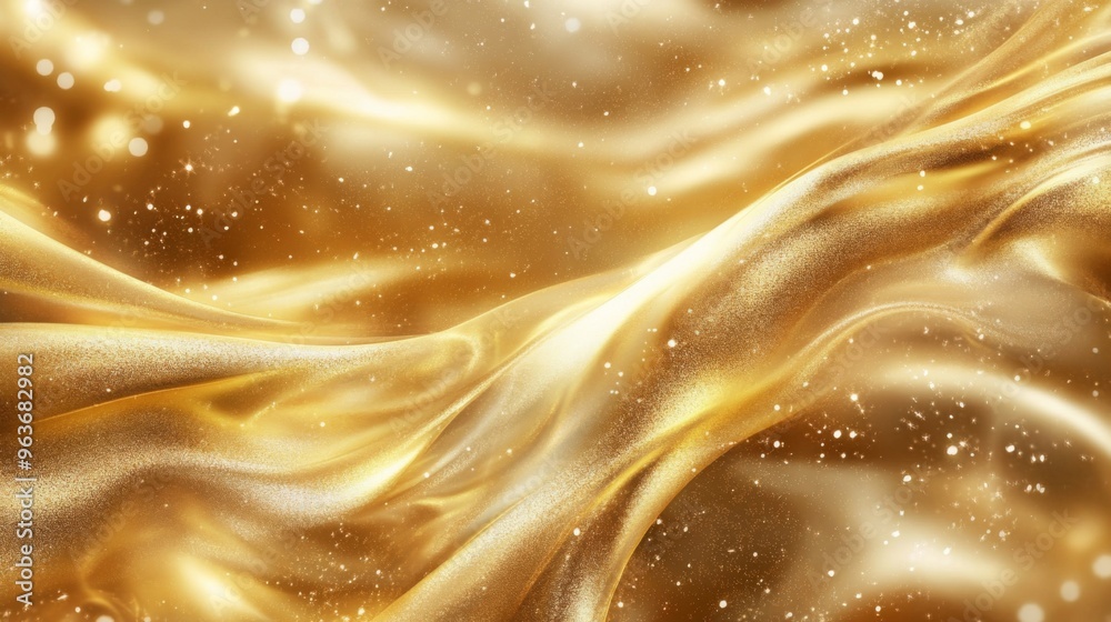 Canvas Prints golden waves