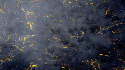 An abstract pattern featuring dark hues and golden veins, ideal for backgrounds, textures, or artistic design elements.