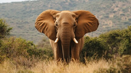 Fototapeta premium Majestic Elephant in Nature