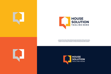 Home property solution logo design